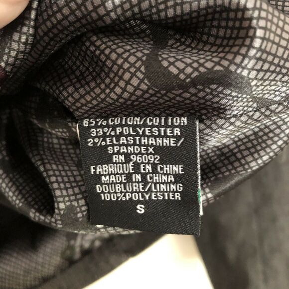 Willi Smith Gray 3 Button Blazer - Size Small - Fully Lined - Contrast Stitching - Picture 5 of 7